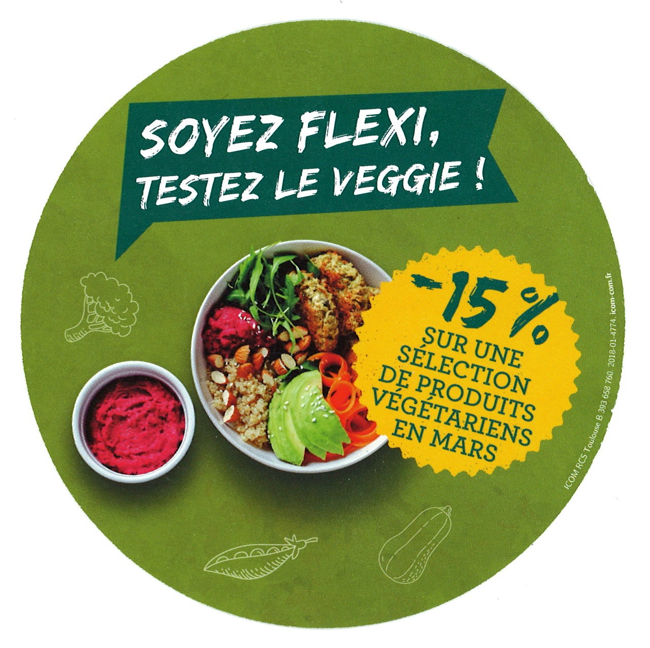 Soyez fléxi, testez le veggie ! Recettes et promos autour des produits végétariens ! Soyez fléxi, testez le veggie ! Recettes et promos autour des produits végétariens !
